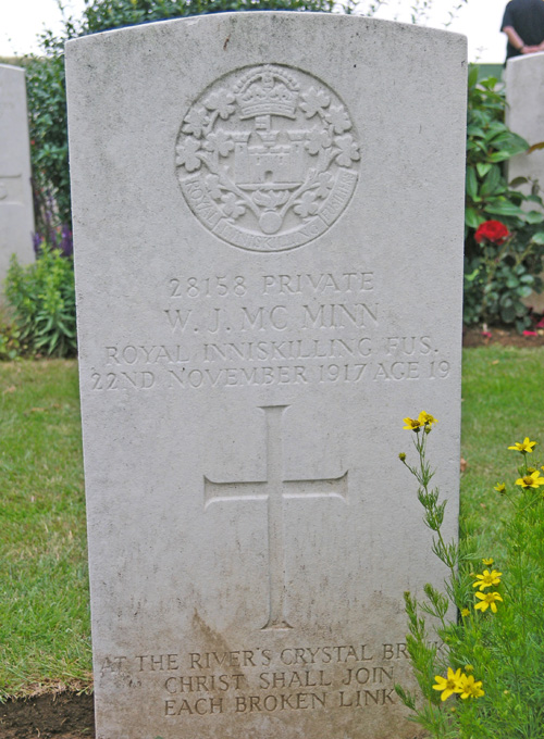 James McMinn gravestone