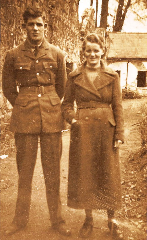 Victor Purvis pictured with his sister Sadie