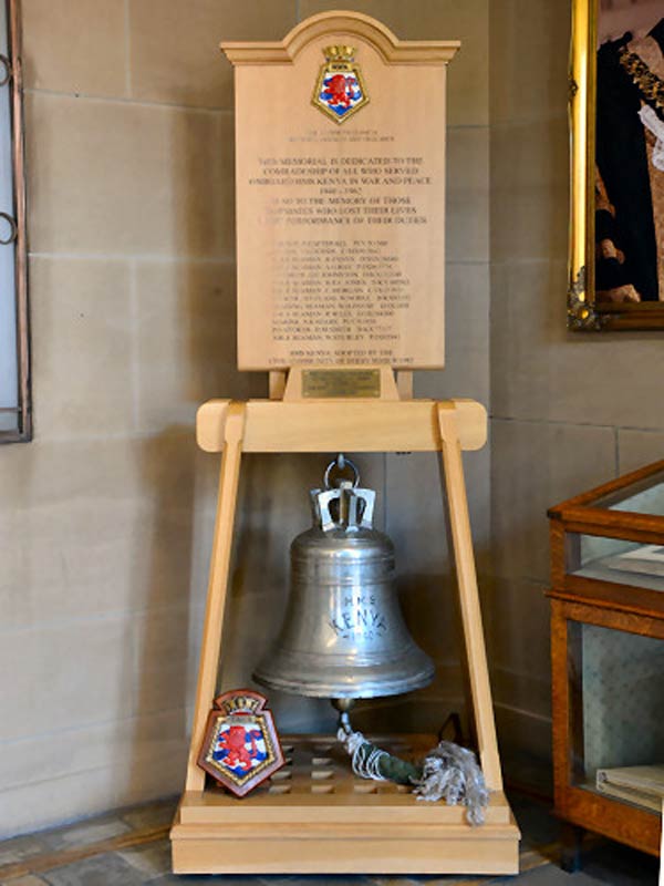 war memorial bell in the Council House, Derby