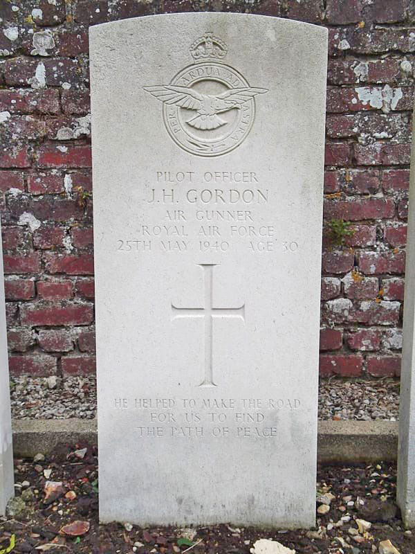 James Hamilton Gordon - group grave