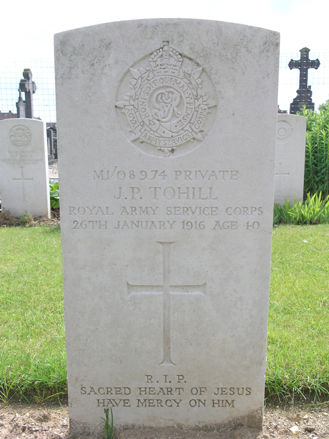 John Patrick Tohill Grave